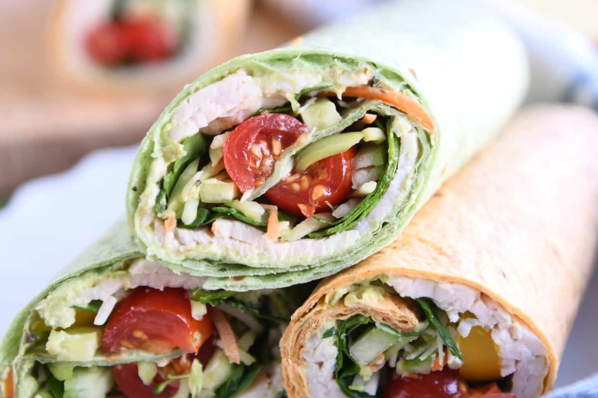 Veggie-Packed Turkey Avocado Wraps: Perfect Grab-and-Go Lunch